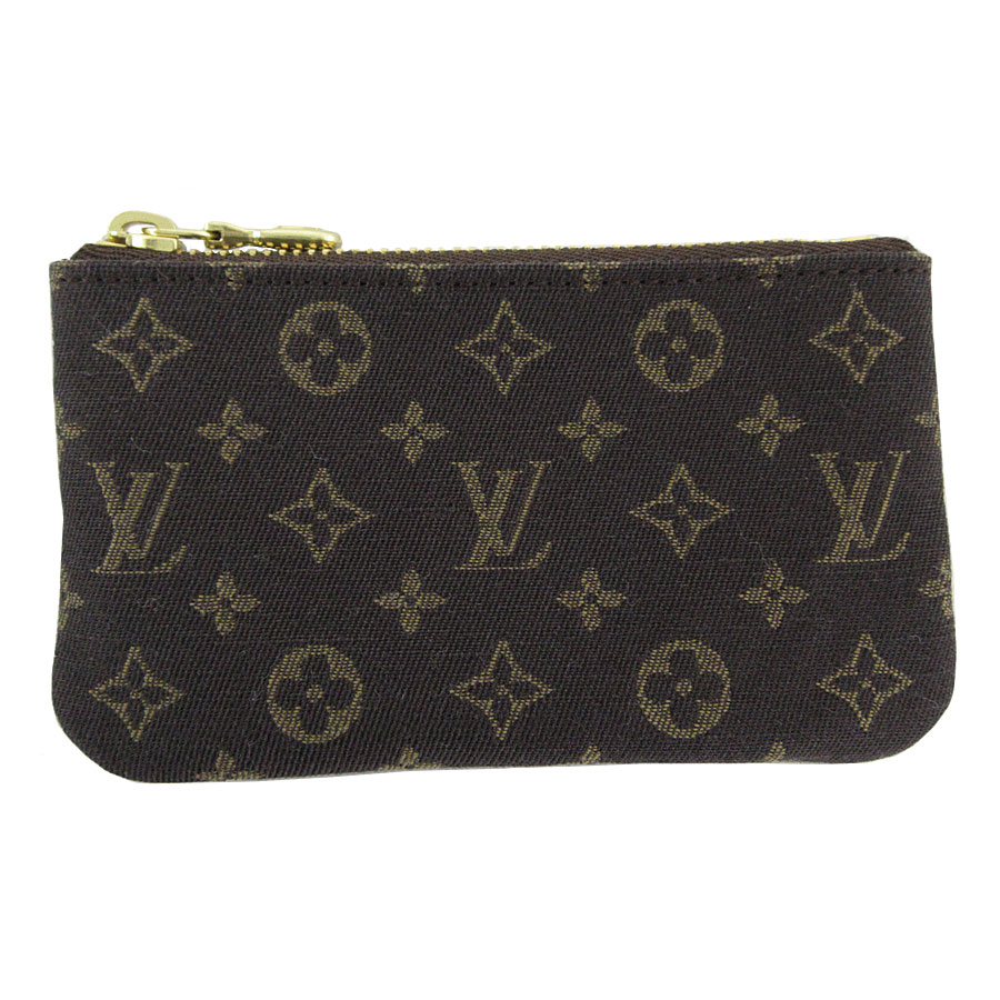 ルイ ヴィトン LOUIS VUITTON キーケース モノグラムミニラン ポシェット クレ モノグラムミニラン ブラウン ゴールド レディース M95230 s0635g