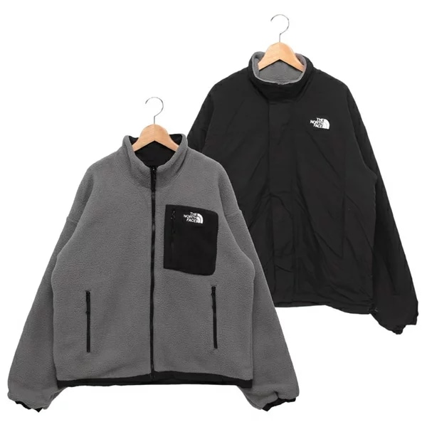 ブルゾン ユミオリ リバーシブル ジャケット ジップアップ フリース ブラック メンズ THE NORTH FACE NF0A89GT WOO