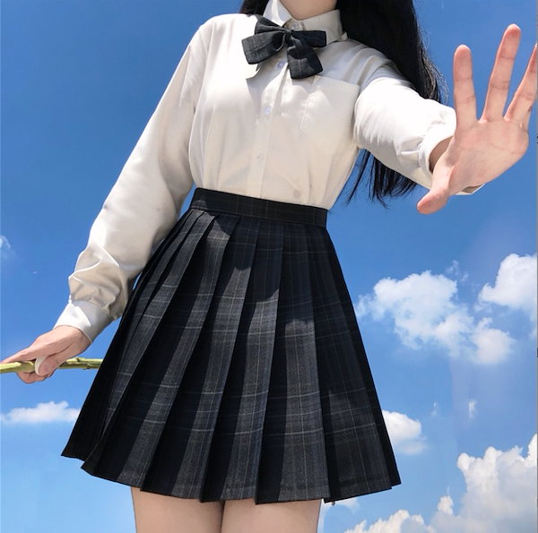 販売 青 スカート 制服