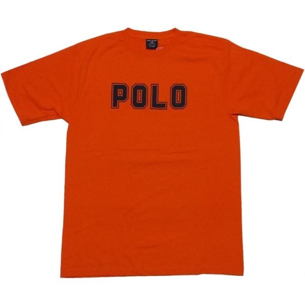 ポロスポーツ ボーイズサイズ 半袖 プリント Tシャツ オレンジ boys PS2-005