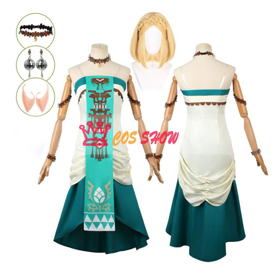 2025新品販売 ゼルダ伝説 ティアーズオブザキングダム ゼルダ姫 コスプレ衣装 cosplay仮装 日常服 イベント ステージ服 舞台 ハロウィン クリスマス