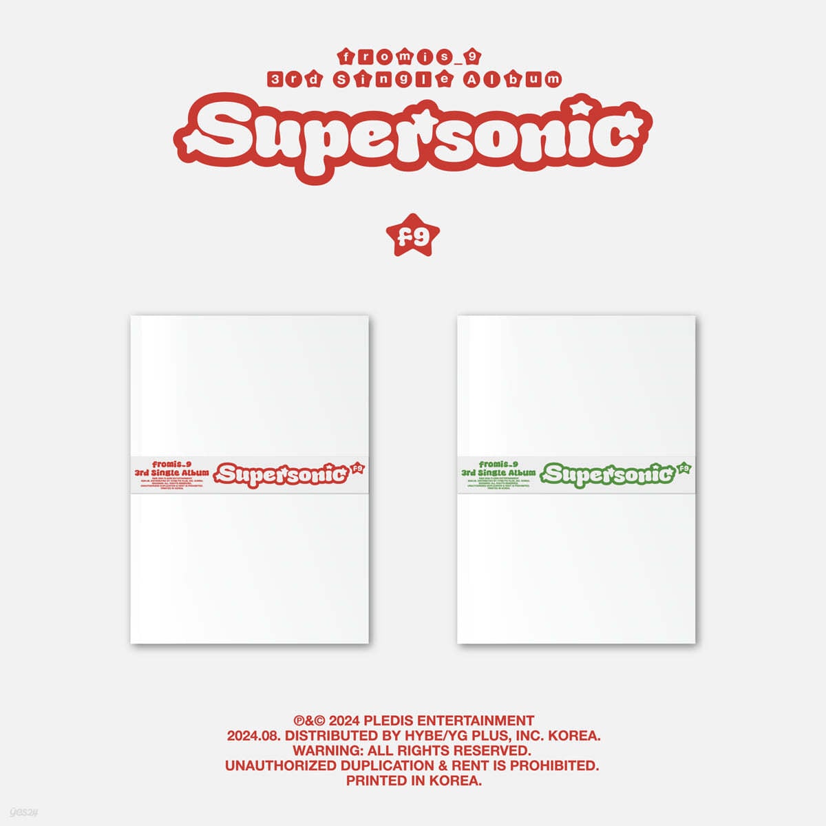 fromis_9/-3rd Single Album 「Supersonic」 [2種のうち1種ランダム発送]