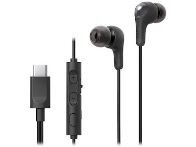 他サイト： JVCケンウッド JVC HA-FR9UC-B イヤホン 有線 マイク付き タイプC カナル型 USB Type-C 1.2m ブラック HA-FR9UCの商品画像