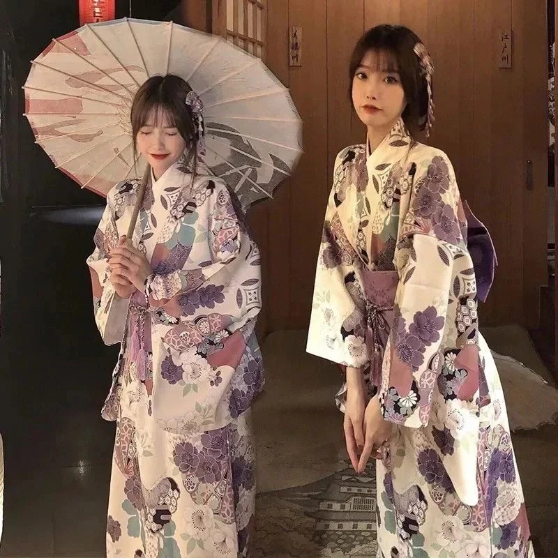 メガポ 着物 レディース スーツ 和服 伝統 かわいい神明の少女 着物セット 浴衣 女性 日系レトロ 撮影 写真 衣装 花火大会 プレゼント