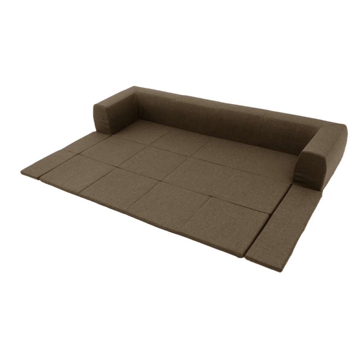 【I】セルタン CELLUTANE フロアマット付き ソファ L ダリアンブラウン JOUIR ジュイール カバー洗濯可 A683a-561BR キッズ プレイマット 【受