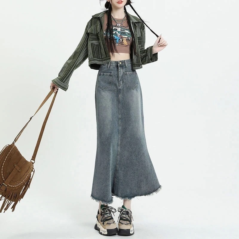 【本日のイベント】今買いたいが特売！タイトスカート スリット デニムスカート 4,552円