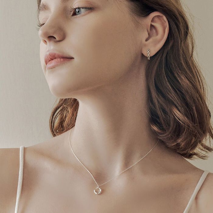[silver 925] esther necklace おしゃれ アイドル愛用ブランド 韓国人気 韓国ファッション