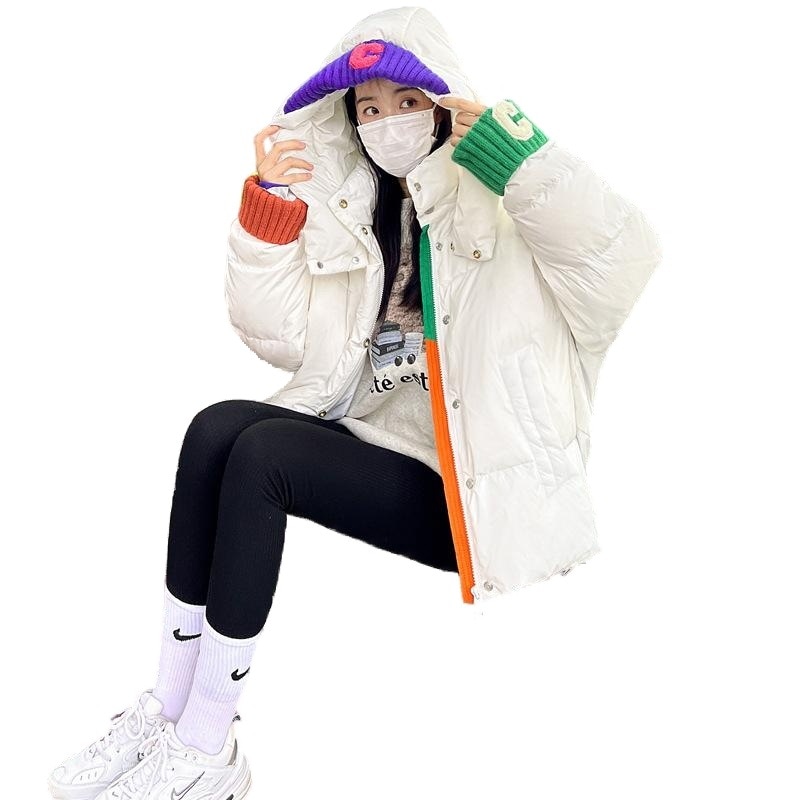 女性のダウンパッド入りジャケット短い冬の新しいスタイル韓国のルーズパッド入りジャケットコート007-177