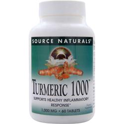 SOURCE NATURALS社　ターメリック1000 60錠 7,435円