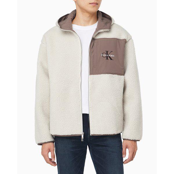 男性シェルパファネルネックフルフードジップアップ（4RD218G）