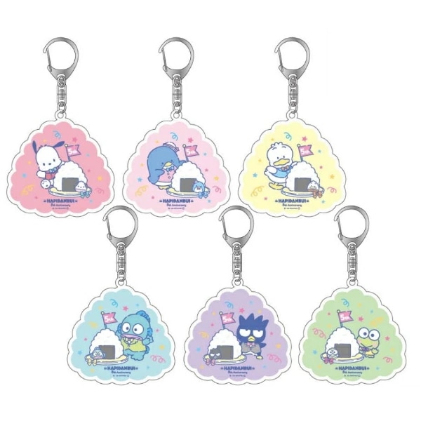 サンリオ はぴだんぶい 5th おむすびトレーディングアクキー キーホルダー 全6種コンプリートセット 日本製 Sanrio_4445-hv-9011 4,752円