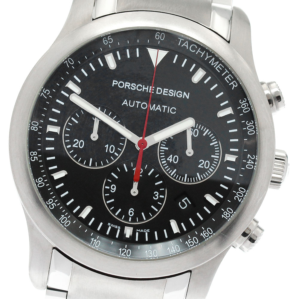 ポルシェデザイン Porsche Design 6612.11/1 クロノグラフ 自動巻き メンズ 保証書付き_872827【中古】