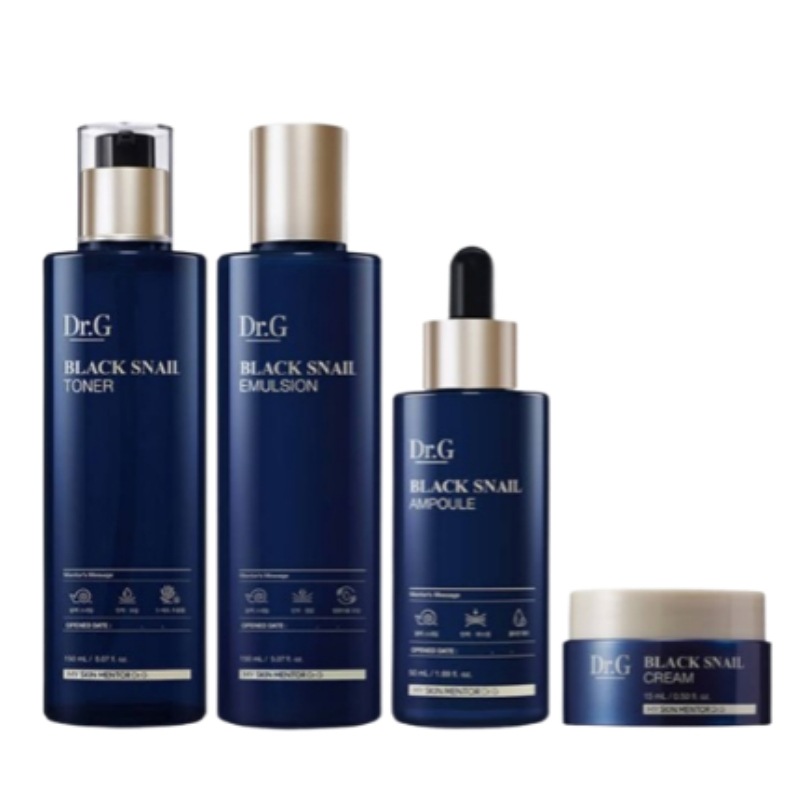 [SHINee pick！]ブラックスネイルプレステージトナー + エマルジョン + アンプル + クリーム セット/ 美/白し/わ改善2種機能性/ 韓国コスメ