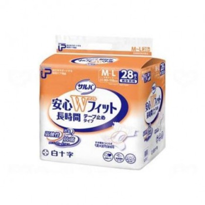 白十字 PUサルバ安心Wフィット 袋 M-L 35596 929107