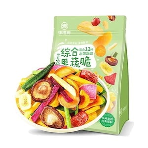 自然の健康 12種類のフリーズドライ野菜チップス総合野菜256g*1