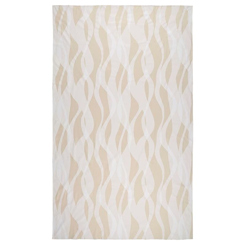 KRUSTISTEL クルースティステル テーブルクロス - 模様入り/ホワイト ライトベージュ 145x240 cm