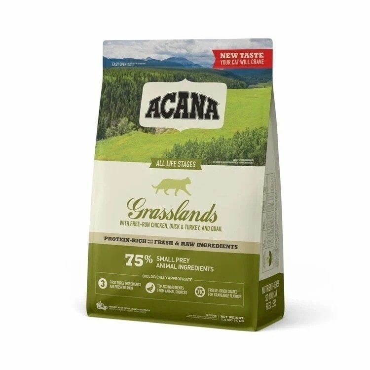 アカナ グラスランドキャット 1.8kg 猫 フード ドライ キャットフード ペットフード 全猫種 ACANA ねこ ネコ 全ライフステージ 【D】