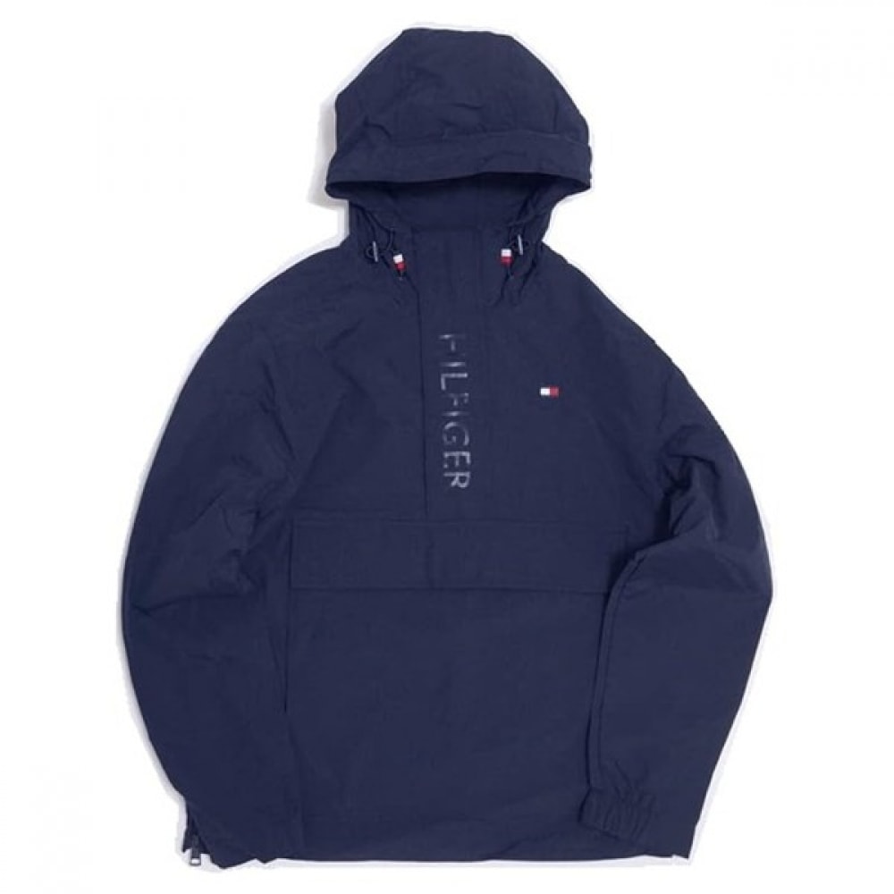 [トミーヒルフィガー] トミーヒルフィガーポップオーバーナイロンゴルフアノラックネイビー 153AN896