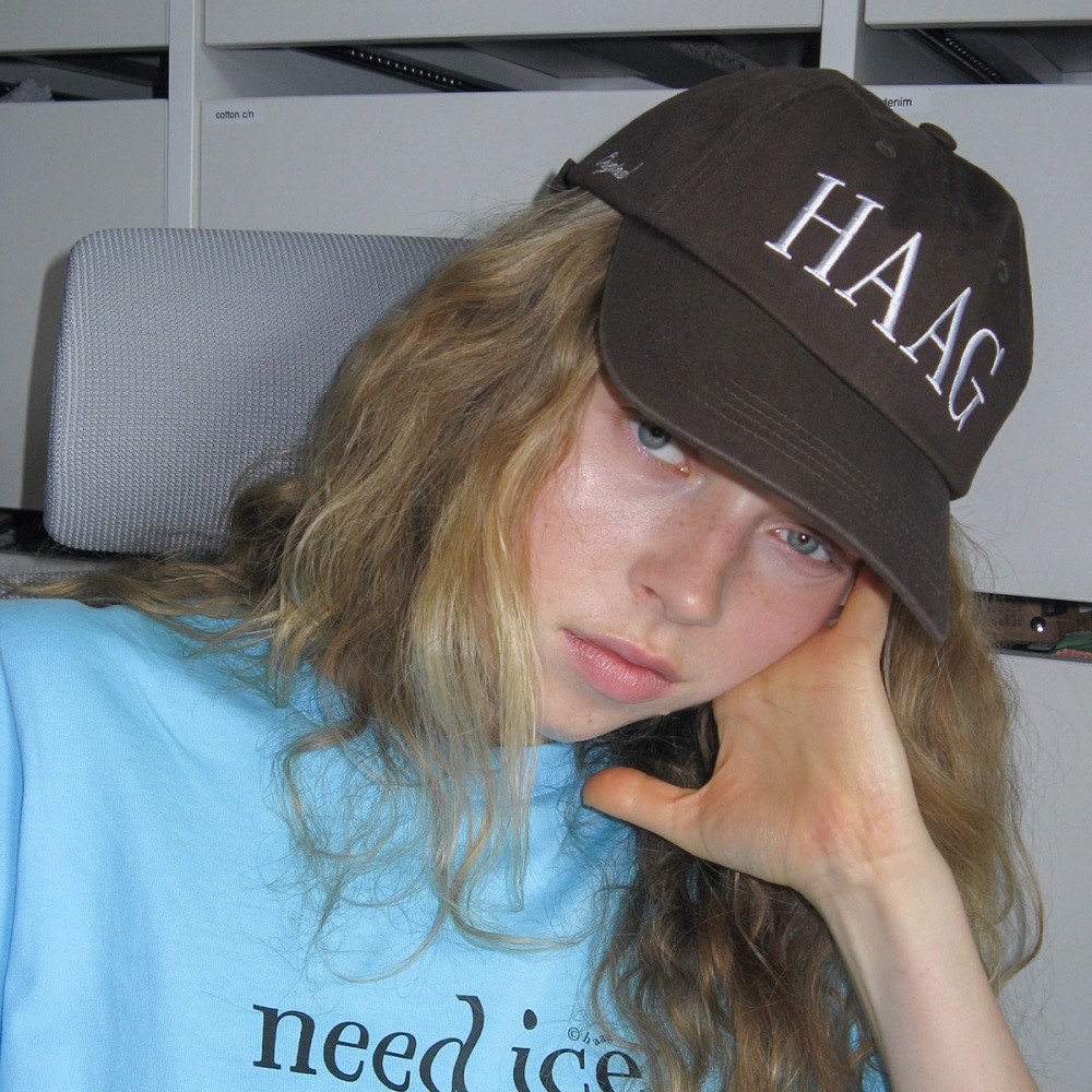 ハーグ a hag キャップ (ブラウン)