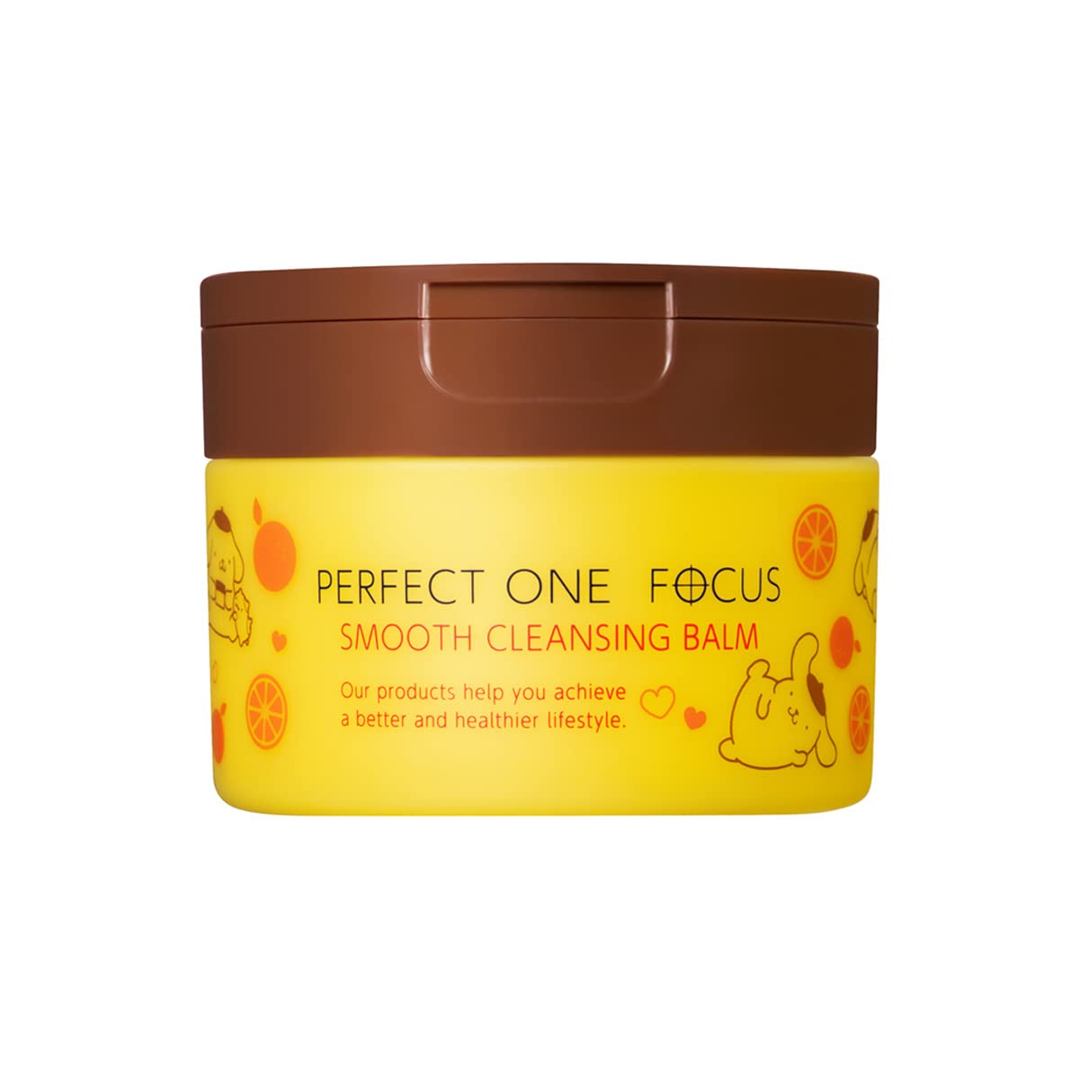 パーフェクトワンフォーカス スムースクレンジングバーム 75g ポムポムプリン 限定デザイン PERFECT ONE FOCUS W洗顔不要 まつエクOK