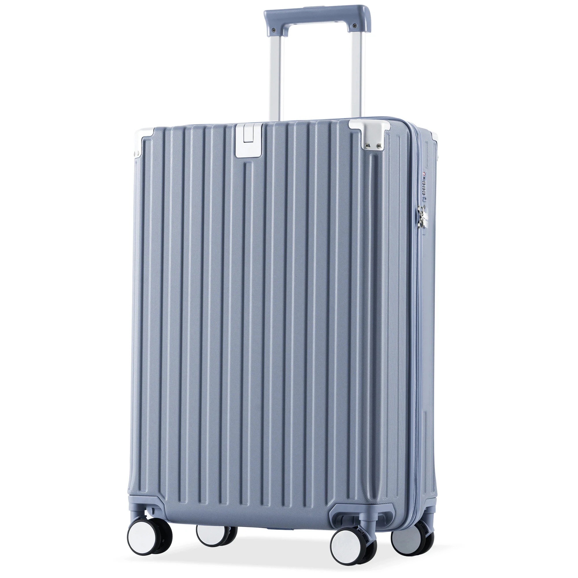 スーツケース Sサイズ キャリーケース キャリーバッグ Sサイズ ストッパー付き アルミコーナーパッド 2日~3日 大容量超軽量 軽い おしゃれ かわいいキャスター小型 ファスナー