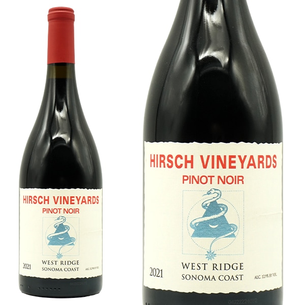 ハーシュ ヴィンヤーズ ウェスト リッジ ピノ ノワール 2021 ノンフィルター (当主デイビッド ハーシュ氏) 重厚ボトル 正規代理店輸入品 (Mt.Eden and Wwan old