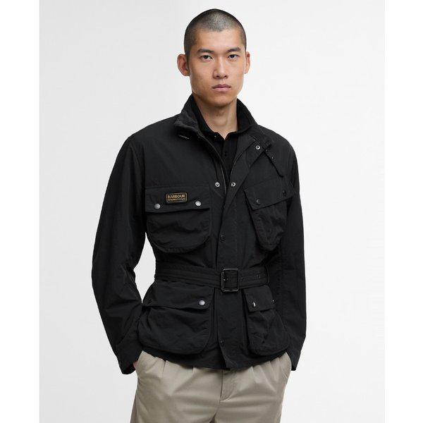26SS メンズ ブラック B.Intl コンテンポラリー A7 シャワープルーフ ジャケット (URJU6E029BK)