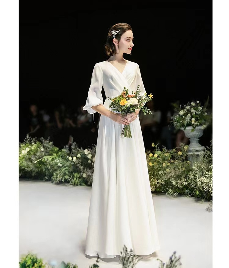 秋新入荷 ウェディングドレス ドレス フォーマルドレス ウエディング エレガント パーティードレス 花嫁ロングドレス ワンピース結婚式 二次会 挙式hs6508