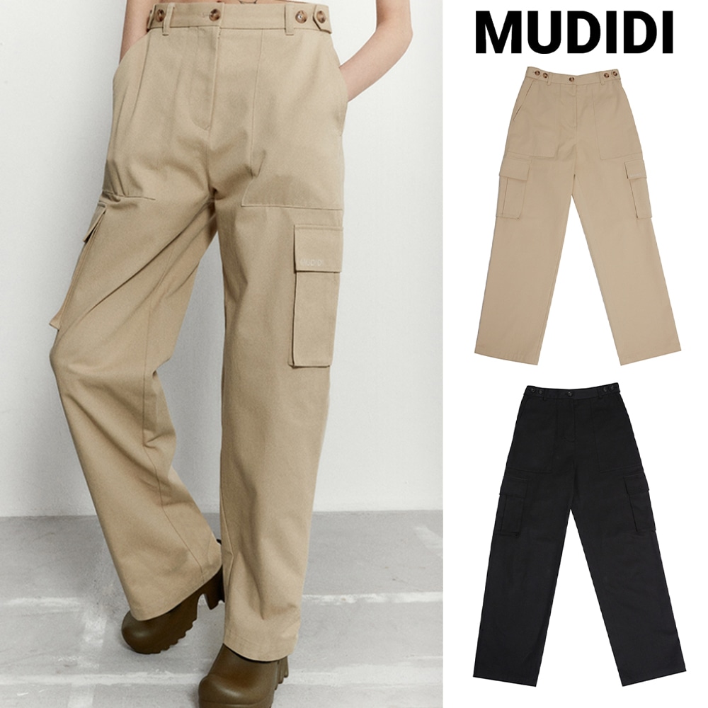 [MUDIDI] Cotton cargo pants 001