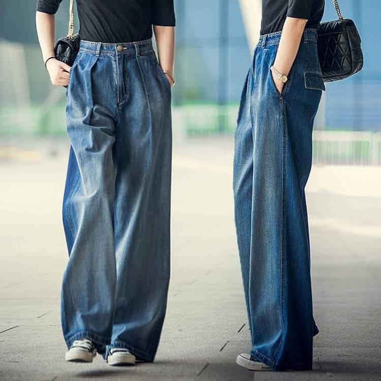 ワイドパンツ レディース ワイドデニム デニムパンツ ワイドパンツ レディース ジーンズ ガウチョパンツ デニム パンツ 大きいサイズ 母の日 プレゼント