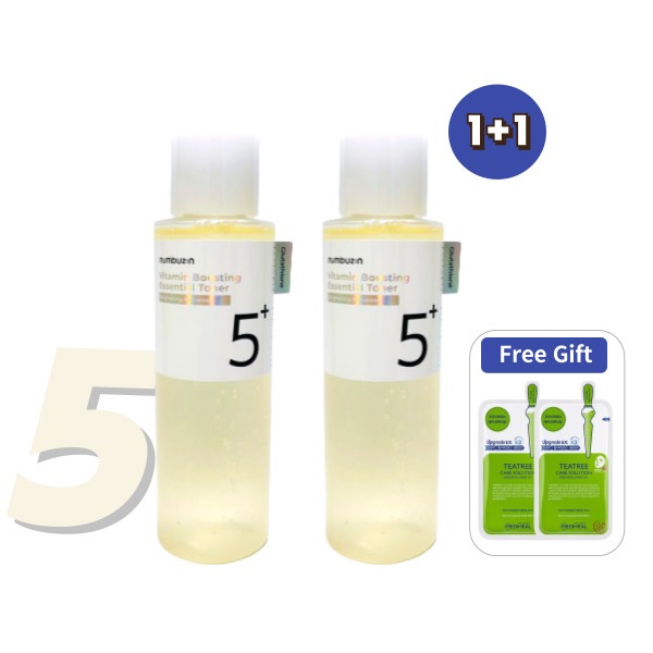 [韓国コスメ 人気]ナンバーズの5番白玉グルタチオン ビタ水液 エッセンシャルトナー 200ml 1+1スキンケア20代 メラニンケア 水分トナー白玉 顔色改善