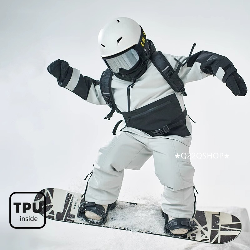 スノボウェア 2025 上下セット キッズ 子供 ベビー服 ジャケット アウター 黒 オーバーオール つなぎパンツ ズボン スノーボードウェア スキーウェア 防寒着韓国風 女の子 男の子 こども