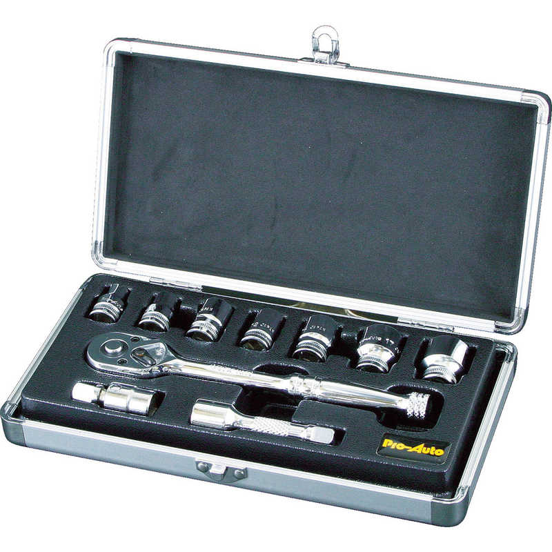 スエカゲツール　3/8DR.10PC.ソケットレンチセット　SL3810S