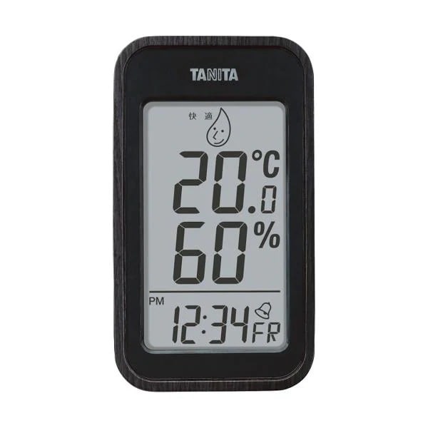 タニタ TT-572 BK ブラック デジタル温湿度計