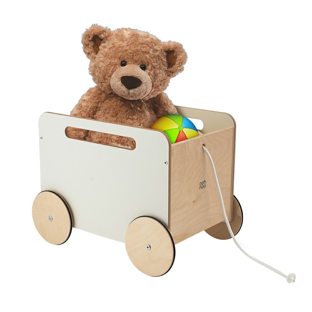 おもちゃ箱 赤ちゃん 引き車 木製 Toy Chest on Wheels TC1601 収納 玩具 7,039円