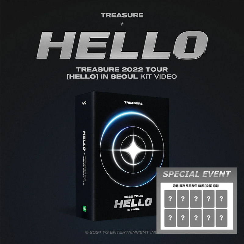 [特典] TREASURE 2022 TOUR [HELLO] IN SEOUL KiT VIDEO トレカ 10種1セット贈呈