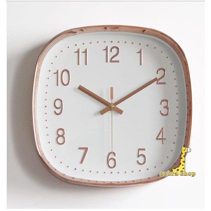 壁掛け時計　北欧　シンプル　正方形　ウォールクロック　静音　モダン　壁掛　インテリア　リビングルーム　ベッドルーム　キレイめ　新築お祝い　単三電池