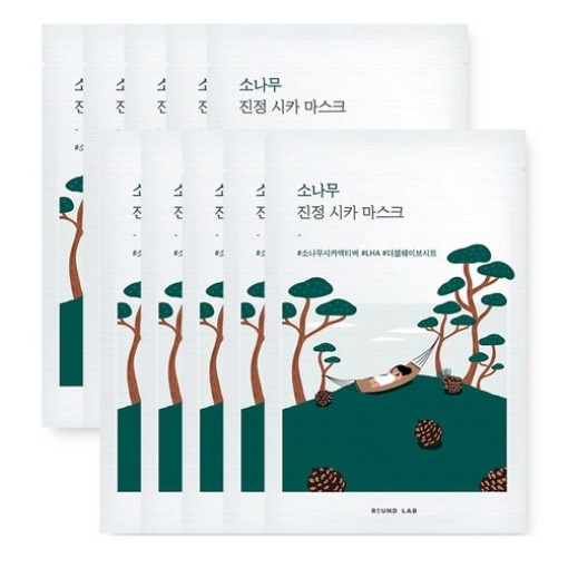 マツ鎮静シカマスクパック 30枚 / 韓国コスメ / お肌の鎮静