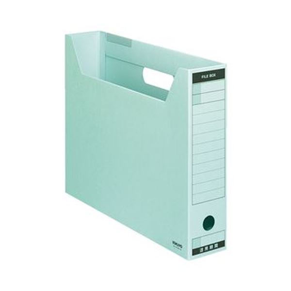 （まとめ）コクヨ ファイルボックス-FS（Bタイプ）B4ヨコ 背幅75mm 青 B4-SFBN-B 1セット（5冊）(×5セット)