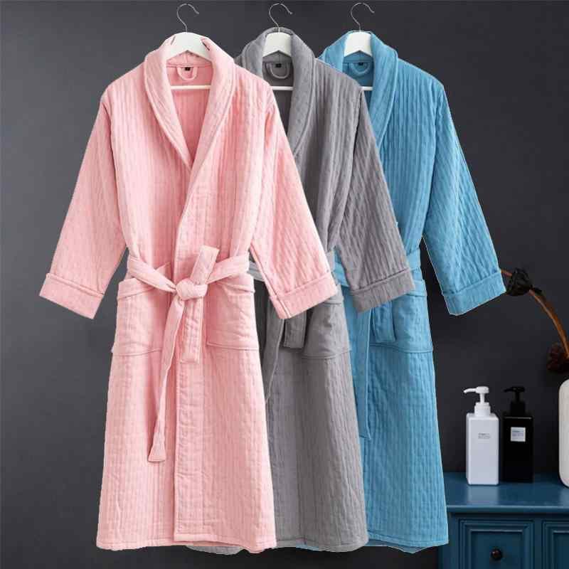 バスローブ ナイトウェア パジャマ 吸水性 ルームウェア ガウン ロング マント ホテル 衣料品 メンズ レディース兼 ユニセックス 秋冬