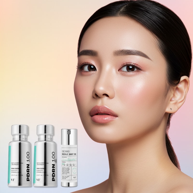 PDRNエッセンス100 30ml×2本＋リードルショット100 10ml セット 保湿 ツヤ ハリ感アップ 肌引き締め 導入美容液 韓国スキンケア