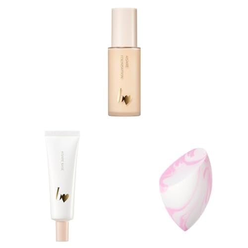 【セット買い】b idol(ビーアイドル) 愛されファンデ 01ライトベージュ 28ml リキッドファンデーション 艶肌 透明感 潤い SPF + b idol(ビーアイドル) 愛されベース 25ml