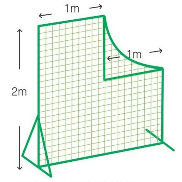 KANEYA カネヤ KB1100WN ピッチャー前用L型ダブルネット取替用(硬式・軟式兼用)