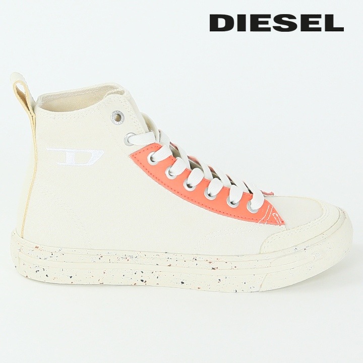 ミドルカットスニーカー 靴 レディース S-ATHOS MID W オーガニックコットンキャンバス レースアップ die-l-k-f4-kaa