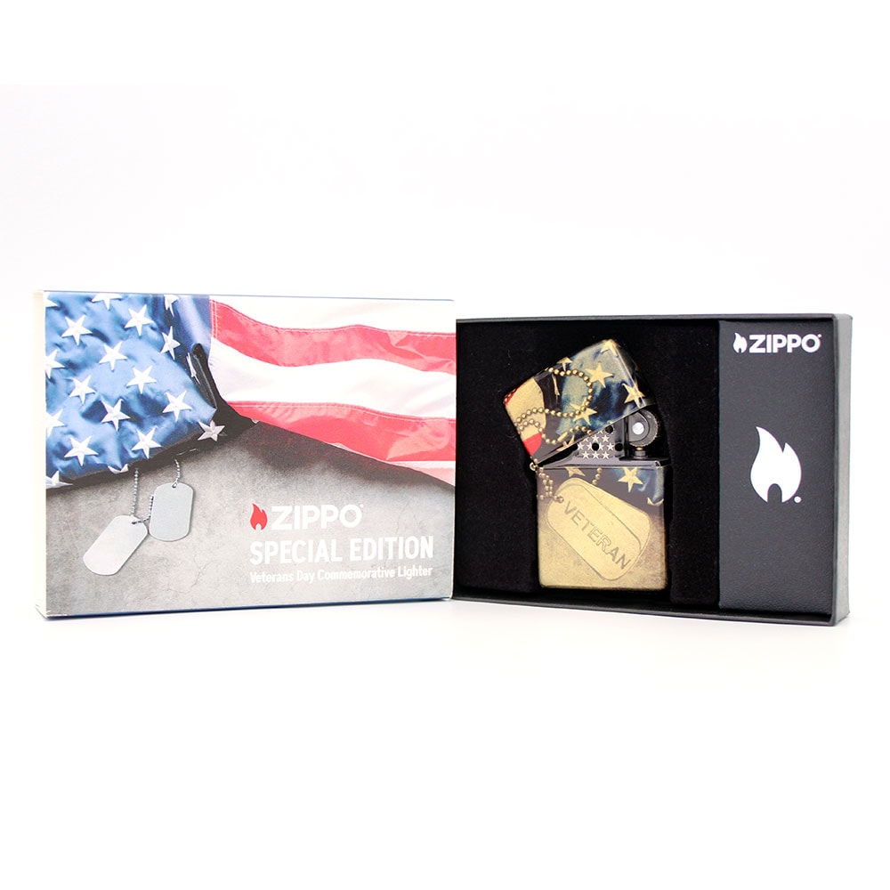 Zippo ジッポーライターベテランの日スペシャルリミテッド北米シリーズ48458フュージョンカラー