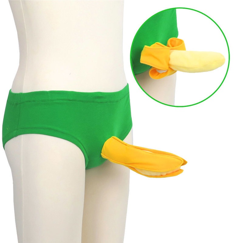 コスプレ 仮装 [3点セット] Patymo そんなバナナパンツ 【 面白い プチ仮装 おもしろ雑貨 パーティーグッズ 変装グッズ おもしろグッズ ハロウィン 衣装 おもしろパンツ 笑える 爆笑 ウケ
