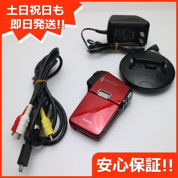 美品 DMX-C6 スパークリングルビー SANYO Xacti デジタルビデオカメラ 114