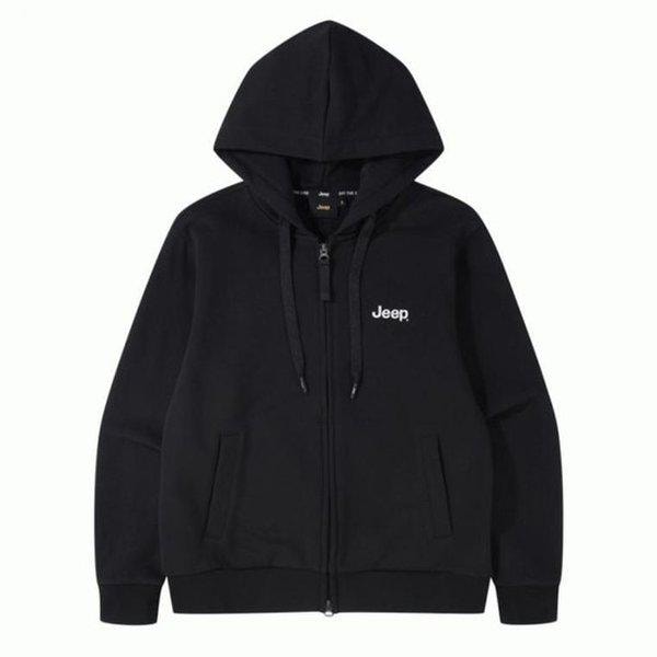 JEEP 男女兼用 スモールロゴ クラシックフィット フード付きジップアップ_A JR1TZU002