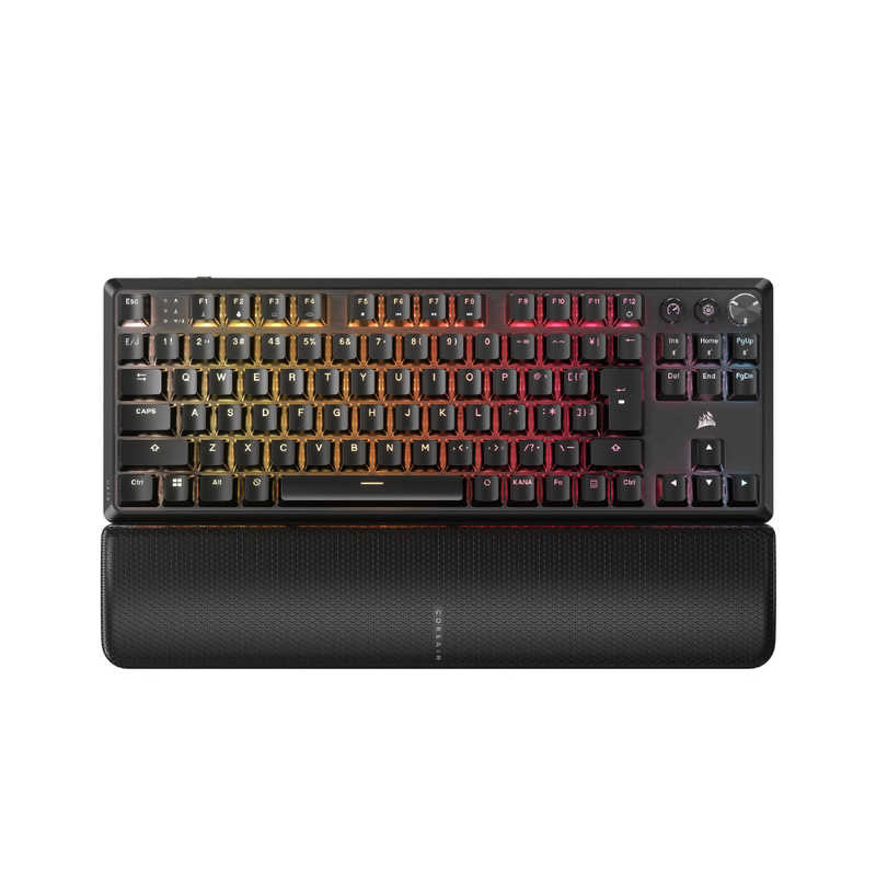 コルセア　CORSAIR　ゲーミングキーボード＋リストレスト K70 CORE TKL WIRELESS RGB ［有線・ワイヤレス］ ブラック　CH-914901E-JP