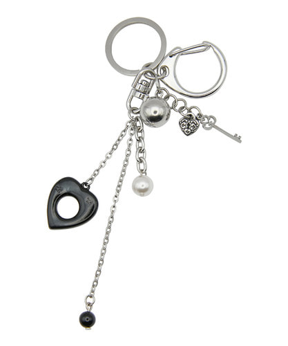 NFF noir heart key ring ノワールハートキーリング 韓国雑貨 正規品 キーホルダー